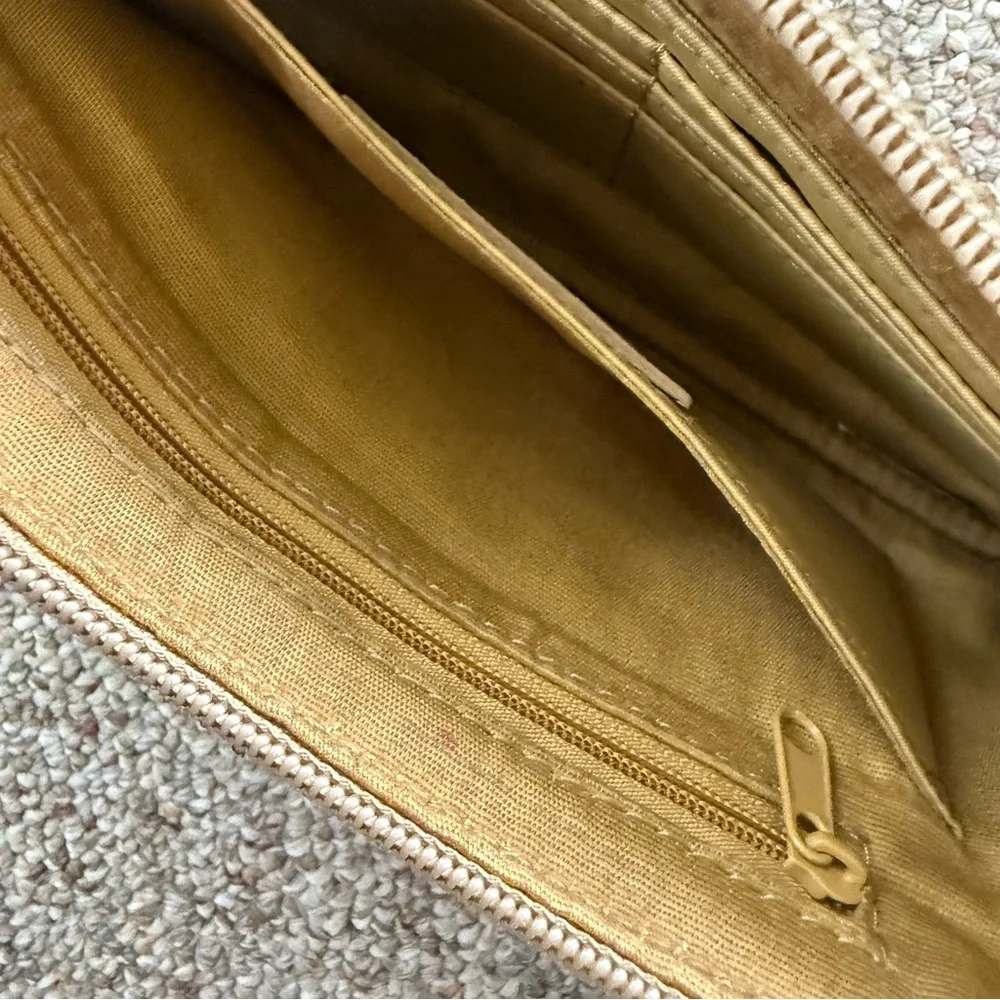 HOBO International Vida Tan Leather Wristlet